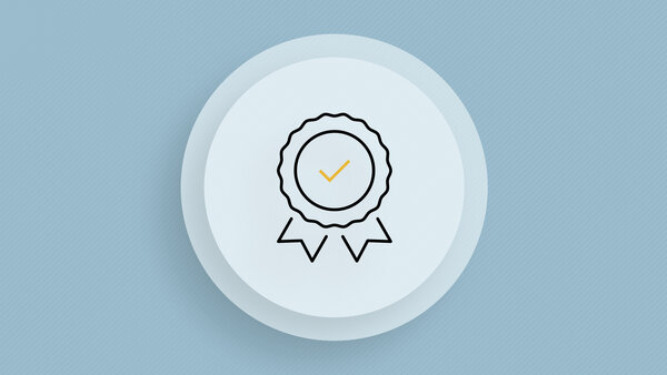 Symbolic image with a medal or award.